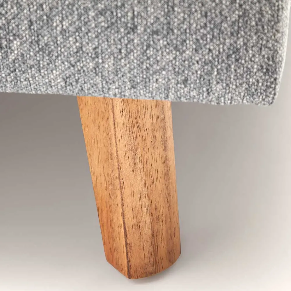 Wohnen Stoffbett im Skandinavischen Stil in Grau - Cepter