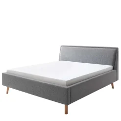 Wohnen Stoffbett im Skandinavischen Stil in Grau - Cepter