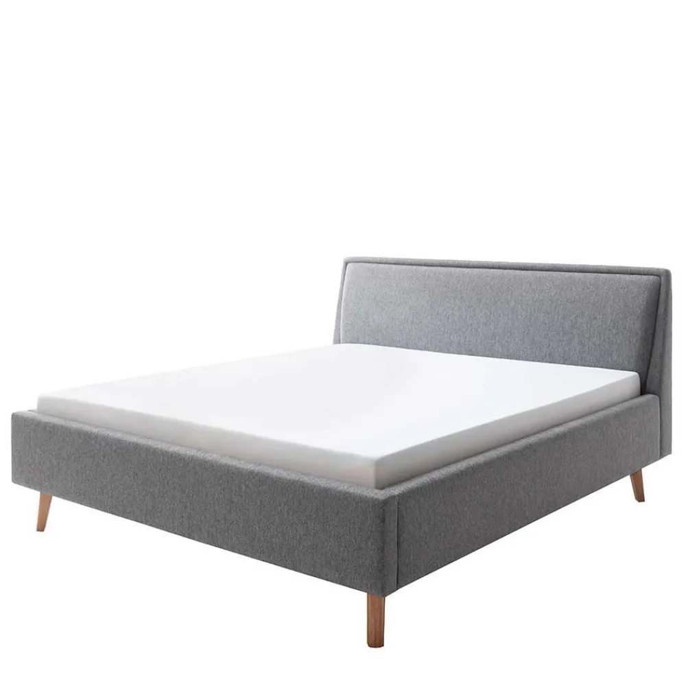 Wohnen Stoffbett im Skandinavischen Stil in Grau - Cepter