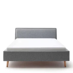 Wohnen Stoffbett im Skandinavischen Stil in Grau - Cepter