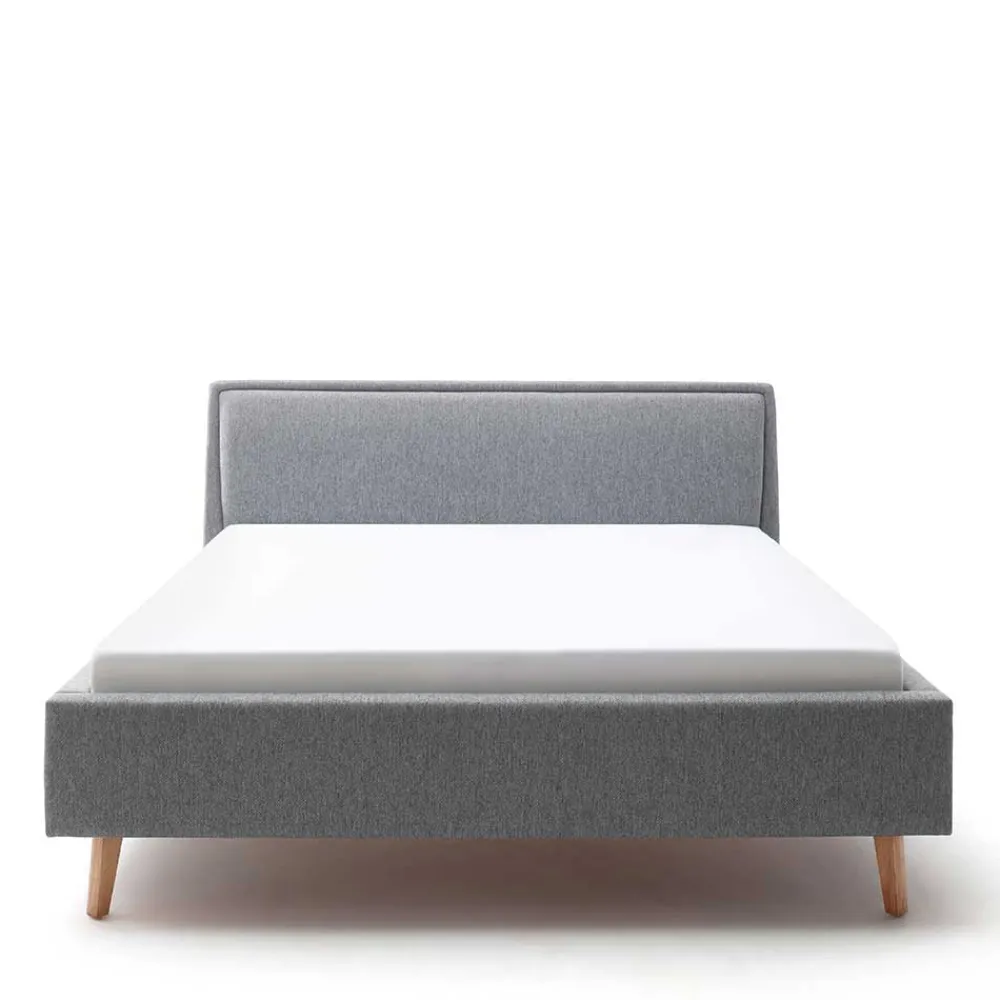 Wohnen Stoffbett im Skandinavischen Stil in Grau - Cepter