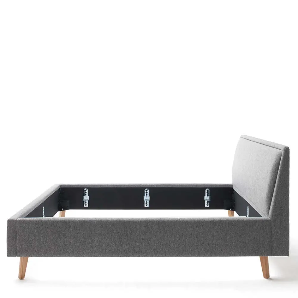 Wohnen Stoffbett im Skandinavischen Stil in Grau - Cepter