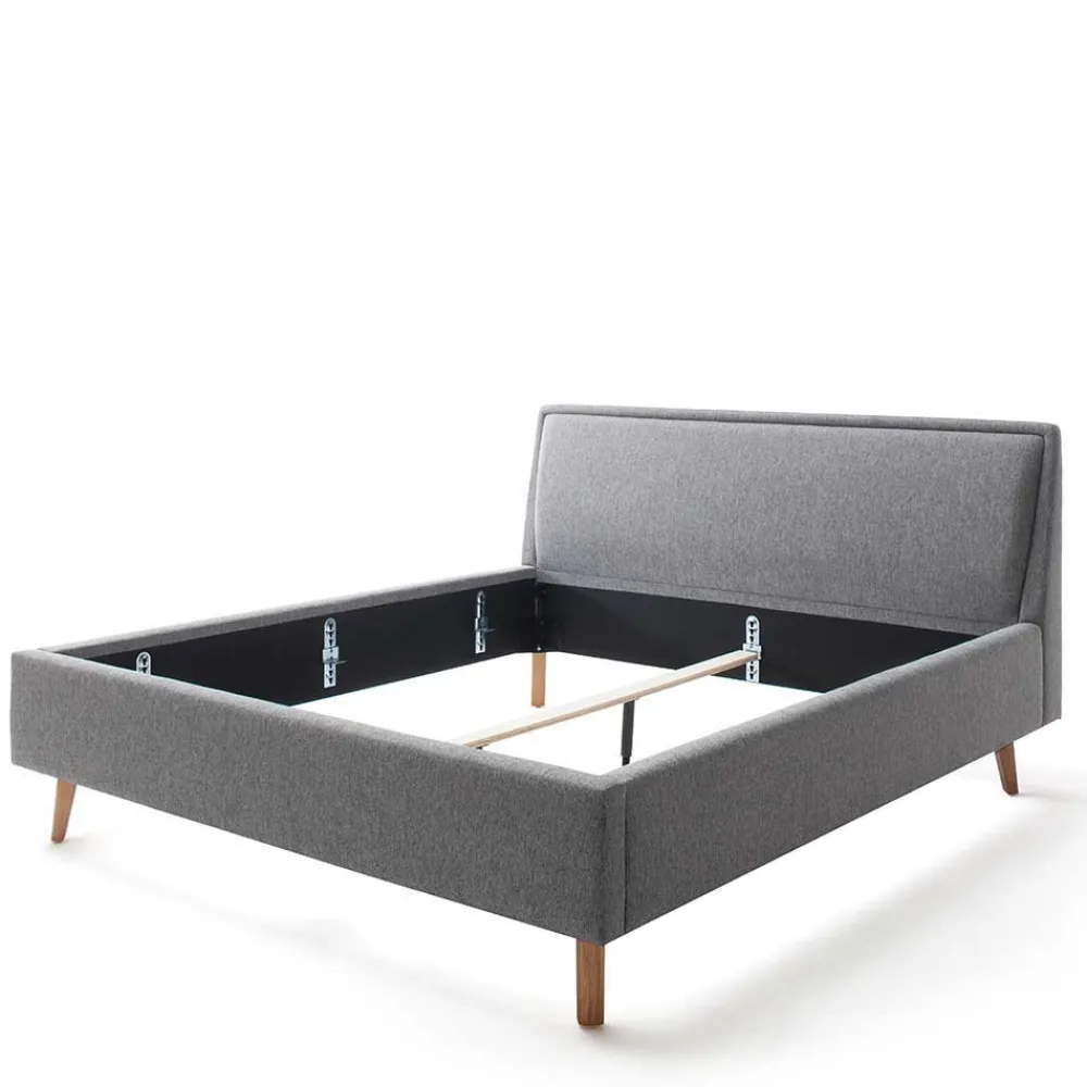 Wohnen Stoffbett im Skandinavischen Stil in Grau - Cepter