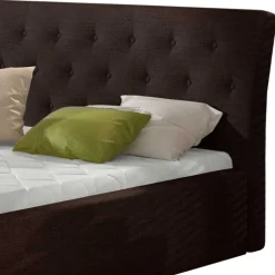 Wohnen Braune Möbel|Betten*Stoffbett in Braun - Svilia