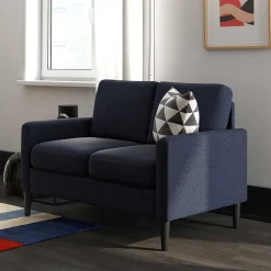 Wohnen Stoffcouch in Dunkelblau - Normandie