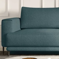 Wohnen Betten|Betten*Stoff-Klappcouch in Petrol Blau - Iloventa