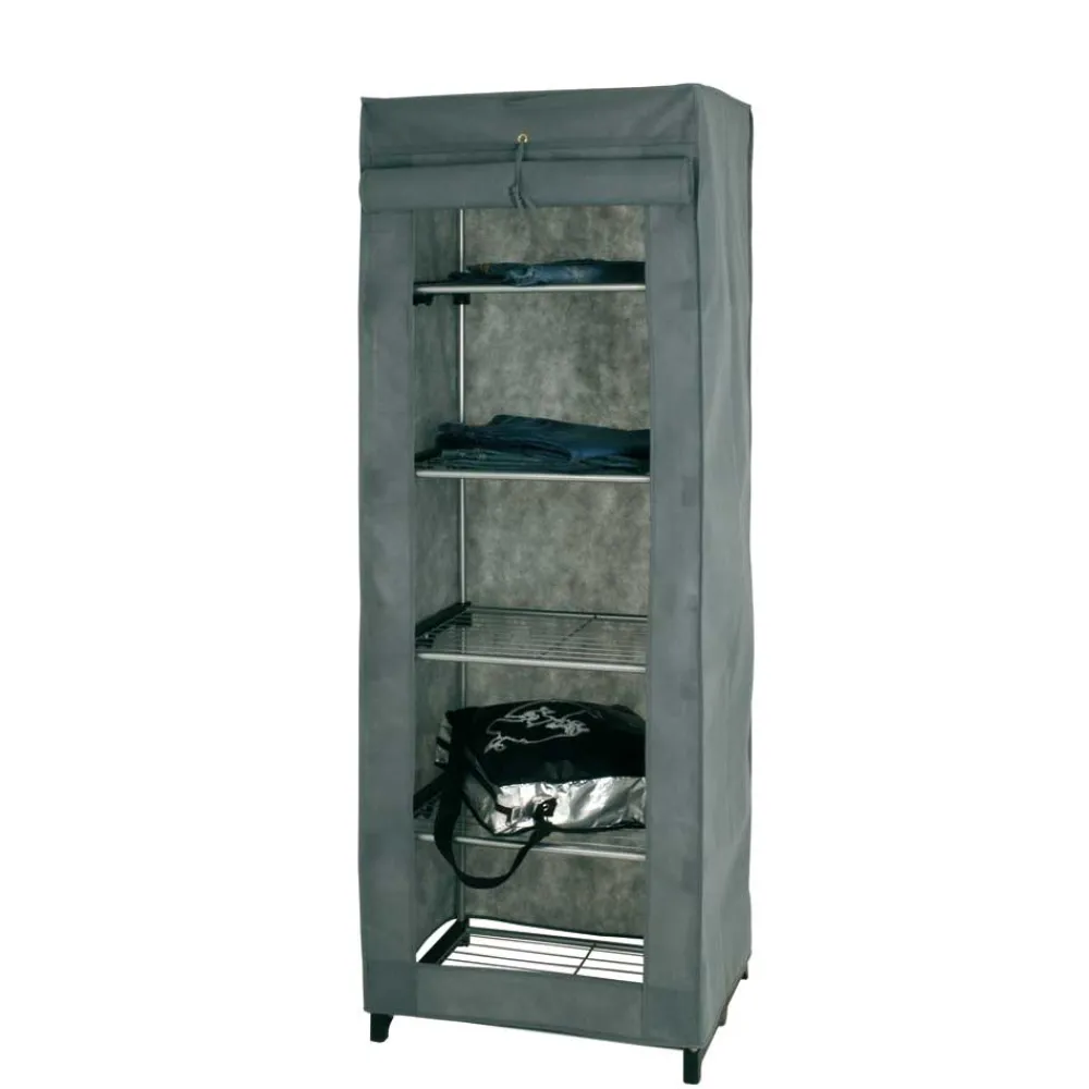 Wohnen Stoffschrank Katro in Grau