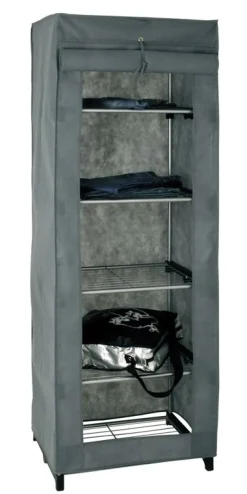 Wohnen Stoffschrank Katro in Grau