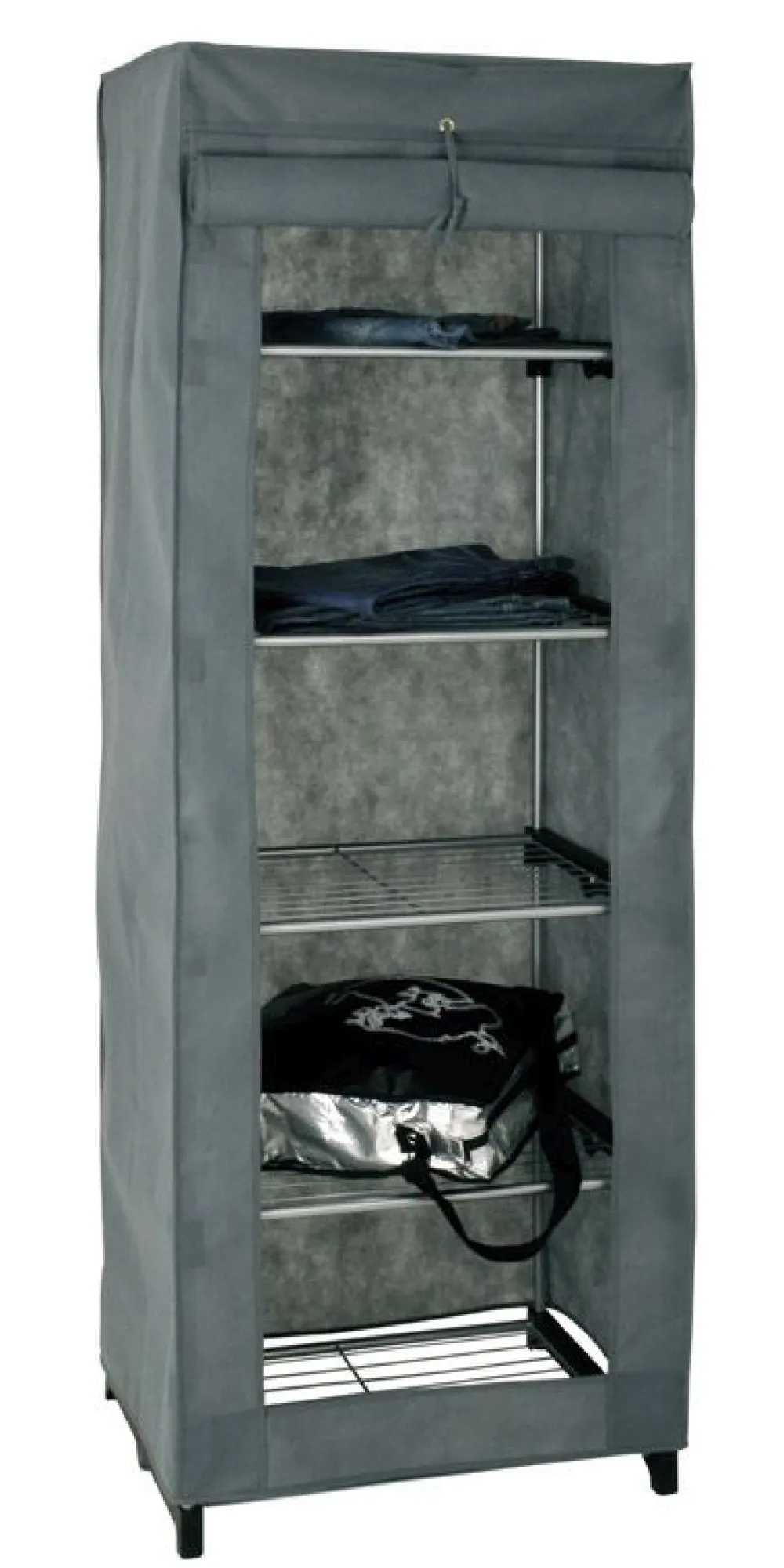 Wohnen Stoffschrank Katro in Grau