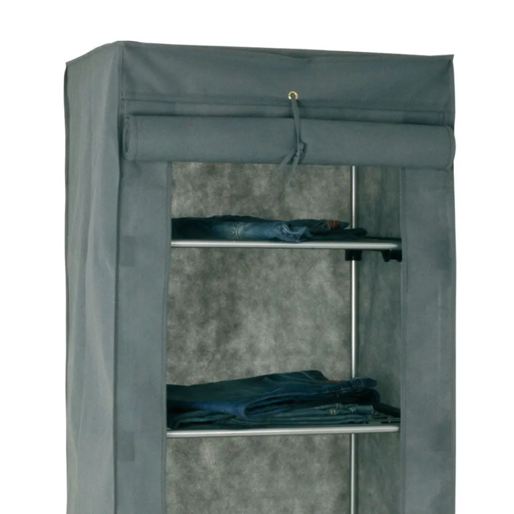 Wohnen Stoffschrank Katro in Grau