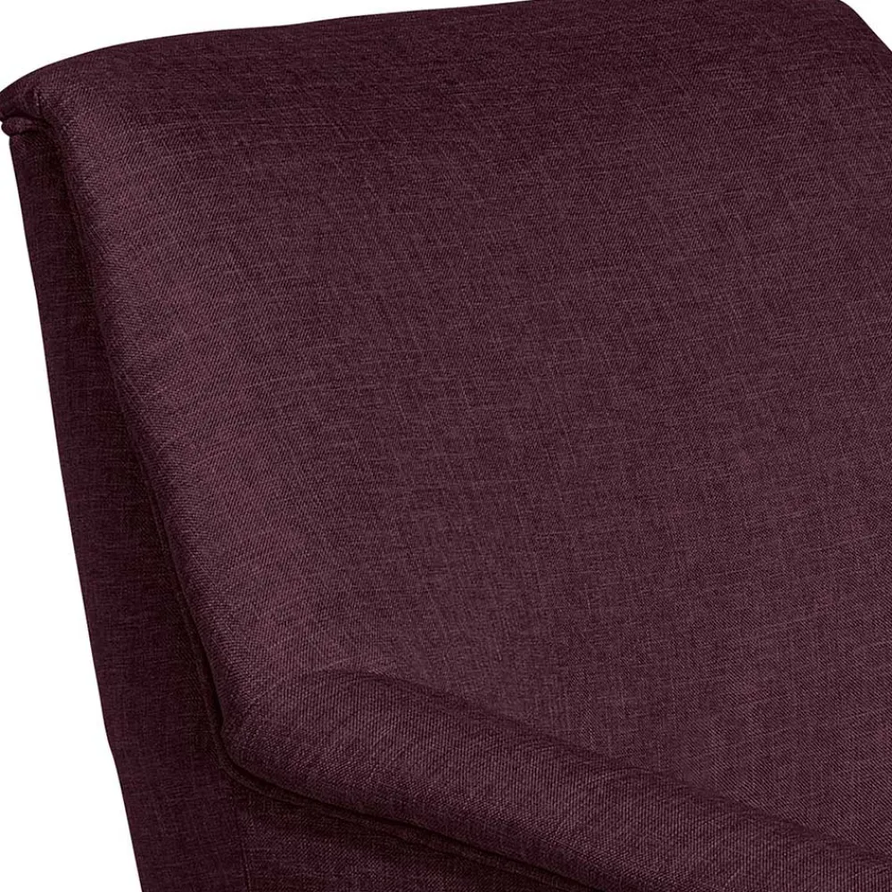 Wohnen Retro Möbel|Sessel & Hocker*Stoffsessel in Bordeaux Rot - Holdin