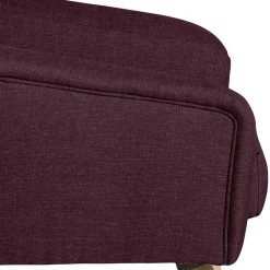 Wohnen Retro Möbel|Sessel & Hocker*Stoffsessel in Bordeaux Rot - Holdin