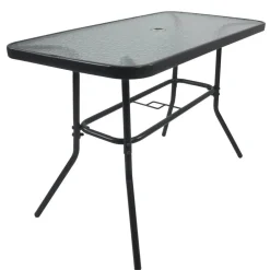 Wohnen Strukturglas Gartentisch 110x55 cm - Alcamo