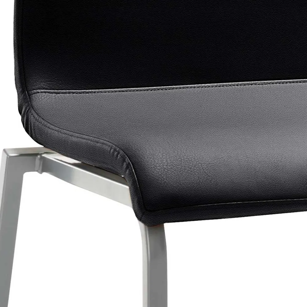 Wohnen Küchenstühle|Esszimmerstühle*Stuhl in Anthrazit Microfaser - Coestraga