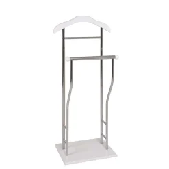 Herren Wohnen Stummer Diener Bien in Weiß Chrom