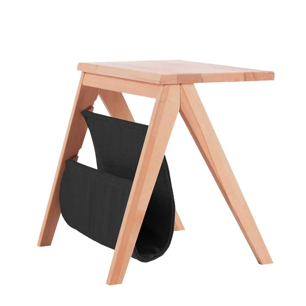 Wohnen Nachttische|Kommoden*Stylischer Abstelltisch Lazadro aus Kernbuche Massivholz