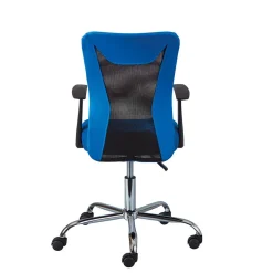 Wohnen Stylischer Bürosessel in Blau & Schwarz - Klever