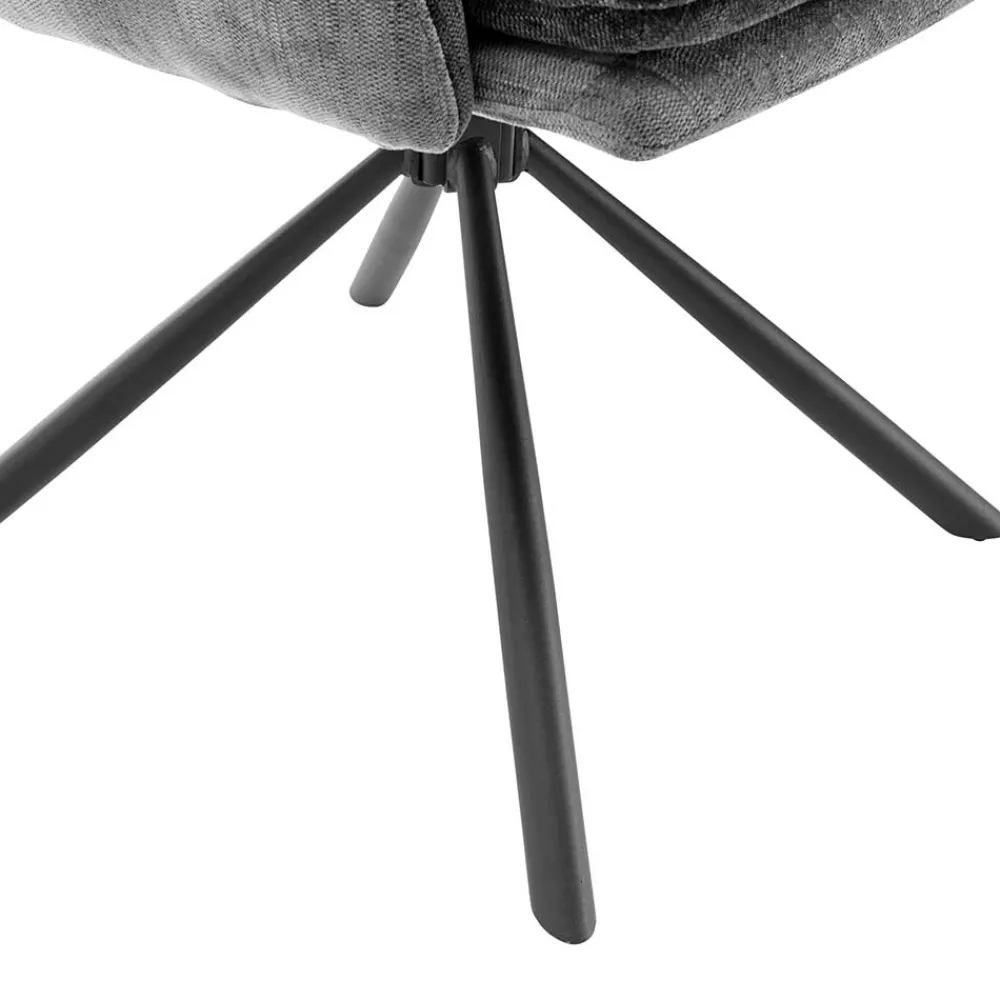Wohnen Küchenstühle|Esszimmerstühle*Stylischer Tischsessel auf Drehgestell - Cavan (2er Set)