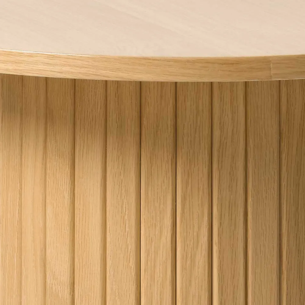 Wohnen Skandinavische Möbel*Säulentisch Beistelltisch in rundem Design - Teorina