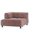 Wohnen Sofas|Sofa*Systemcouch Ecke links in Mauve Stoff - Charin
