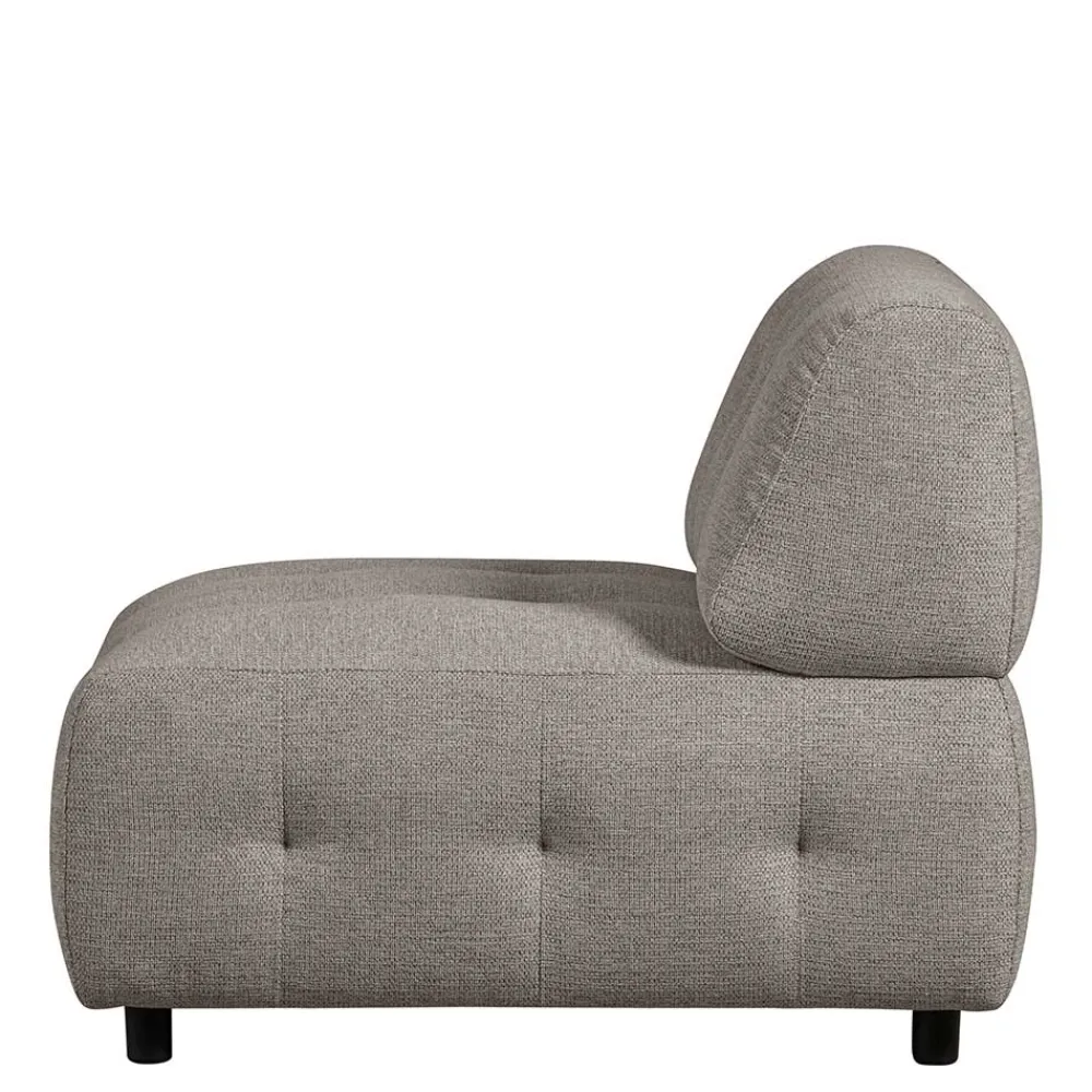 Wohnen Sofas|Sofa*Systemcouch Einsitzer in Graugrün Chenille - Aramato