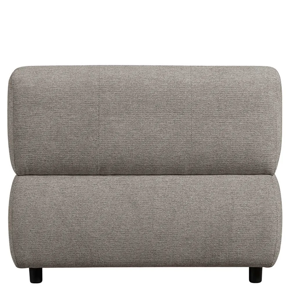 Wohnen Sofas|Sofa*Systemcouch Einsitzer in Graugrün Chenille - Aramato
