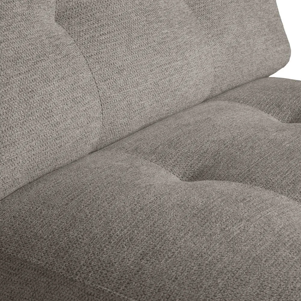 Wohnen Sofas|Sofa*Systemcouch Einsitzer in Graugrün Chenille - Aramato