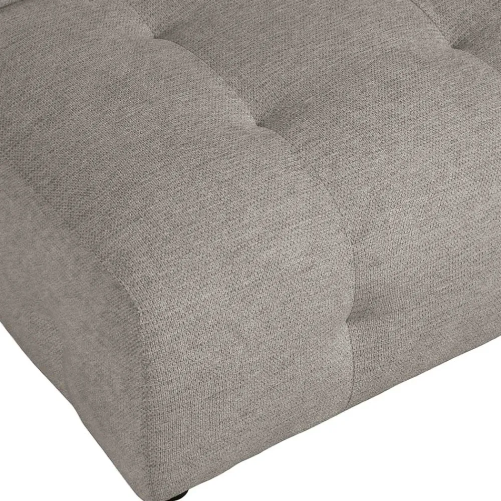Wohnen Sofas|Sofa*Systemcouch Einsitzer in Graugrün Chenille - Aramato