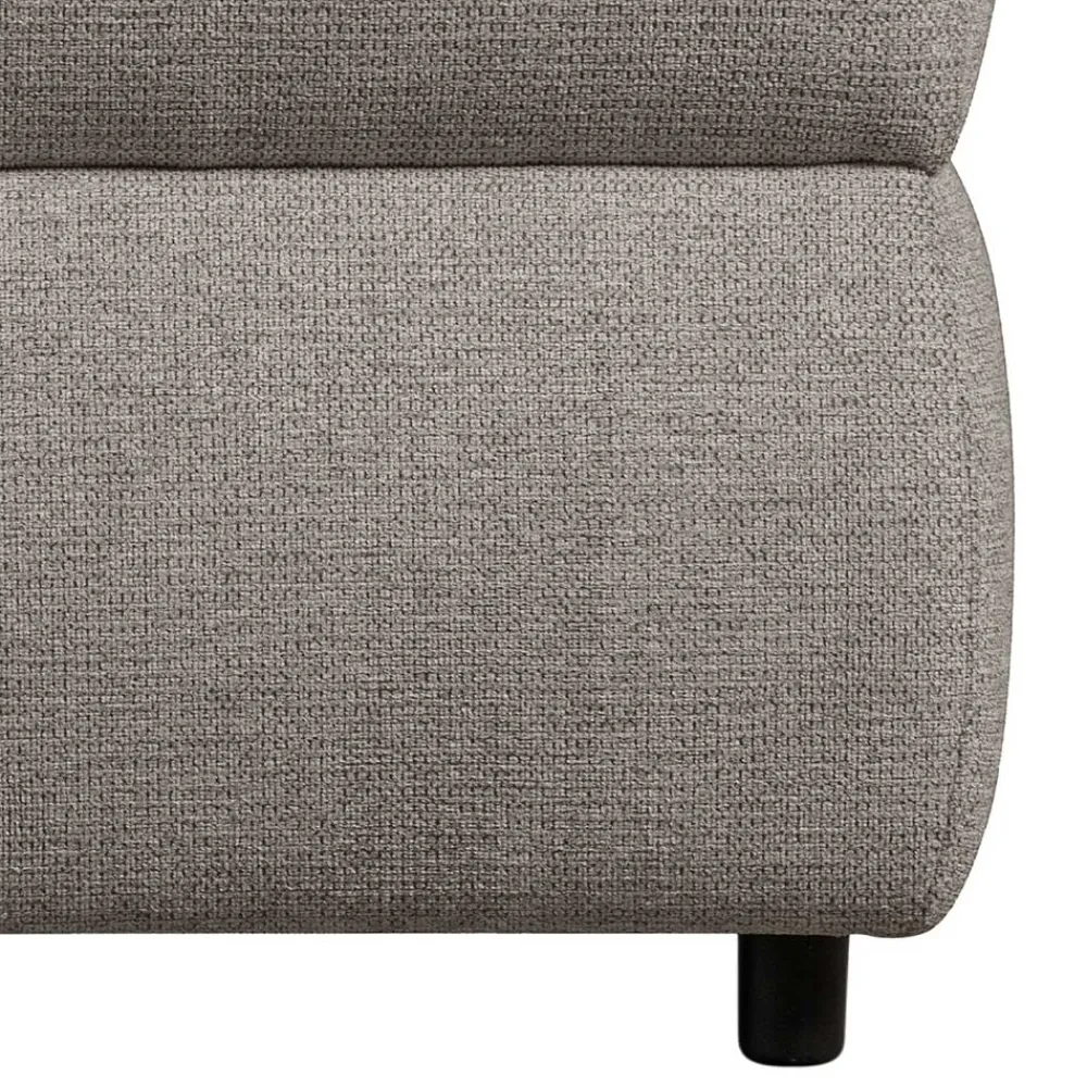 Wohnen Sofas|Sofa*Systemcouch Einsitzer in Graugrün Chenille - Aramato