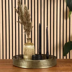 Wohnen Tabletts*Tablett Duo in Altgold - Rigori (zweiteilig)