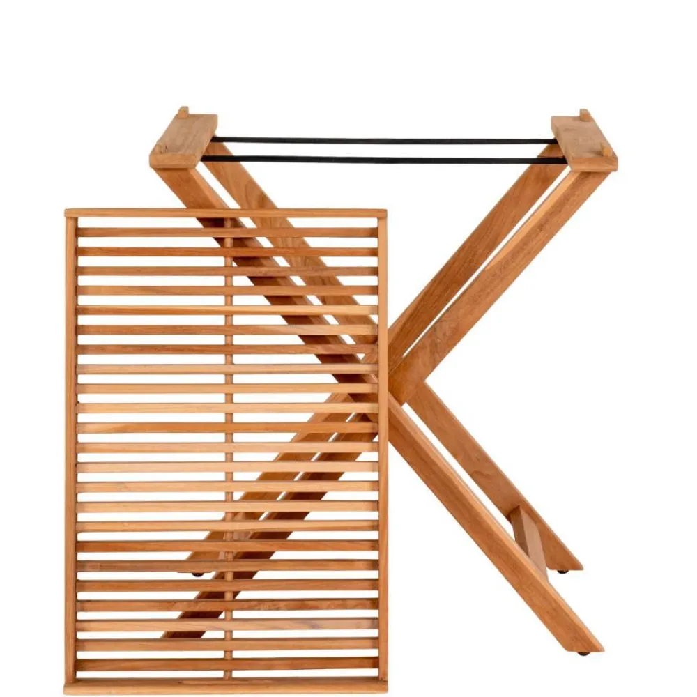 Wohnen Tablett Tisch aus Teak Massivholz - Muldivian