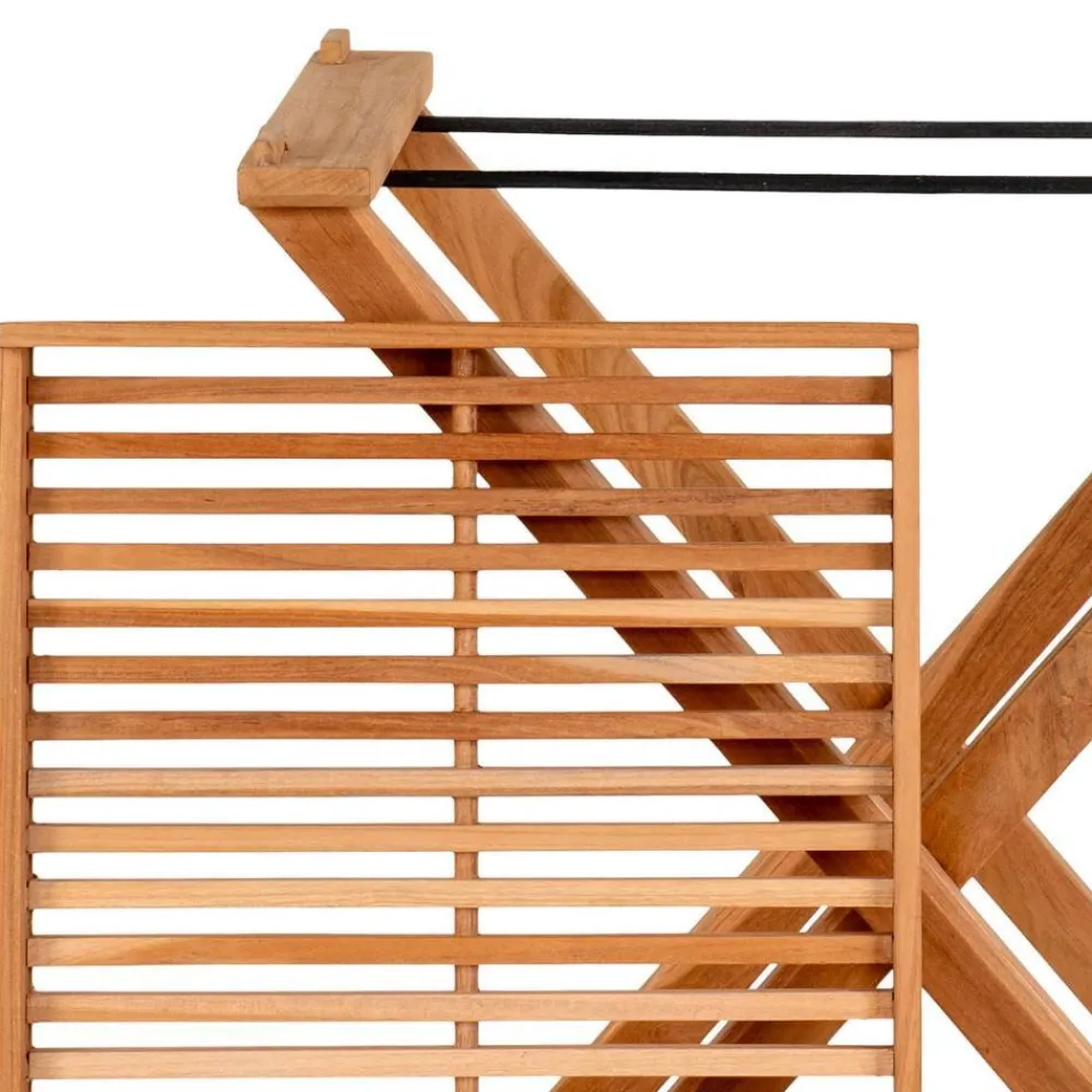 Wohnen Tablett Tisch aus Teak Massivholz - Muldivian