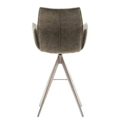 Wohnen Taschenfederkern-Barstühle mit Armlehnen - Swanda (2er Set)