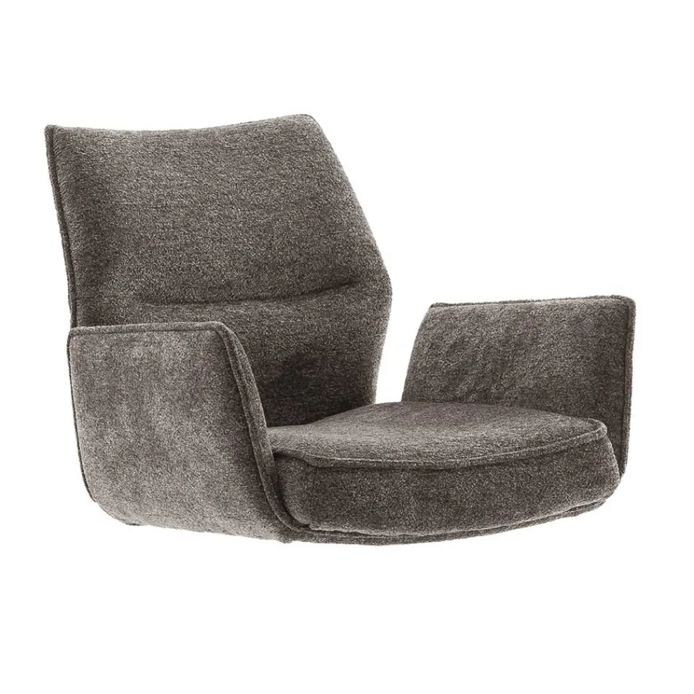 Wohnen Taschenfederkern-Barstühle mit Armlehnen - Swanda (2er Set)