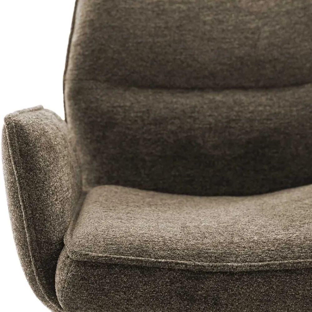 Wohnen Taschenfederkern-Barstühle mit Armlehnen - Swanda (2er Set)