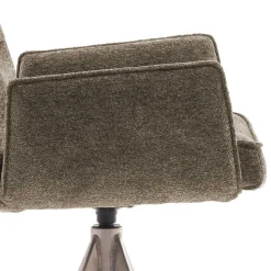 Wohnen Taschenfederkern-Barstühle mit Armlehnen - Swanda (2er Set)