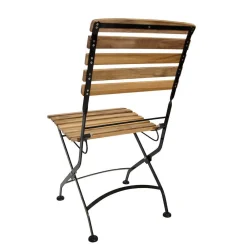 Wohnen Korbmöbel|Metall-Gartenmöbel*Teak Biergartenstühle klappbar - Middle (2er Set)