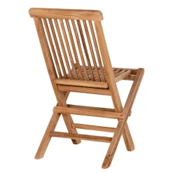 Kinder Wohnen Teak Kinderstühle mit 33 cm Sitzhöhe - Almente (2er Set)