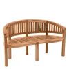 Wohnen Teakholz Bananenbank für Garten 150x86x61 - Klahuma
