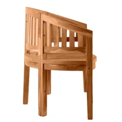 Wohnen Teakholz Bananenbank für Garten 150x86x61 - Klahuma