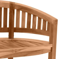 Wohnen Teakholz Bananenbank für Garten 150x86x61 - Klahuma