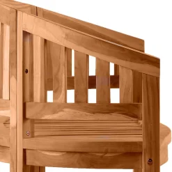 Wohnen Teakholz Bananenbank für Garten 150x86x61 - Klahuma