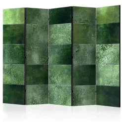 Wohnen Paravents*5-teiliger Leinwand Paravent in Grün - Yushu