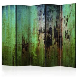 Wohnen Wohnzimmer-Regale|Paravents*5-teiliger Paravent Shabby Chic Metall - Livela