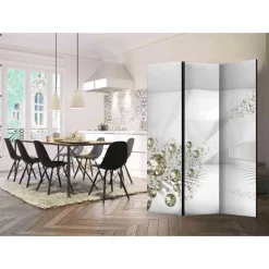 Wohnen Paravents*3-teiliger Wandschirm mit Druck Motiv - Kasrinco