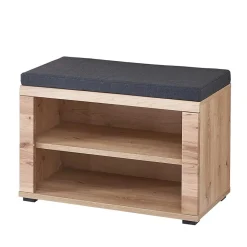 Wohnen Teilmassive Schuhbank mit zwei Fächern - Latenda