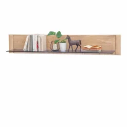 Wohnen Teilmassive TV Anbauwand in Eiche - Vernella (vierteilig)