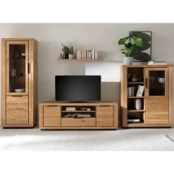 Wohnen Teilmassive TV Wohnwand - Möbelset - Vlacoma (vierteilig)