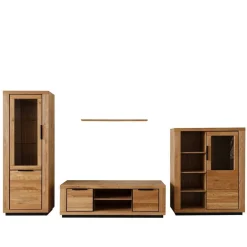 Wohnen Teilmassive TV Wohnwand - Möbelset - Vlacoma (vierteilig)