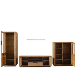 Wohnen Teilmassive TV Wohnwand - Möbelset - Vlacoma (vierteilig)